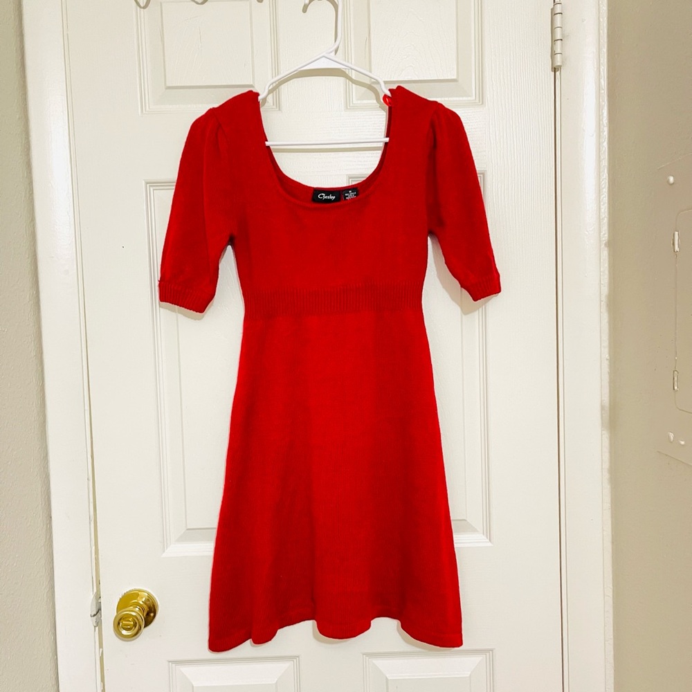 Red dress
